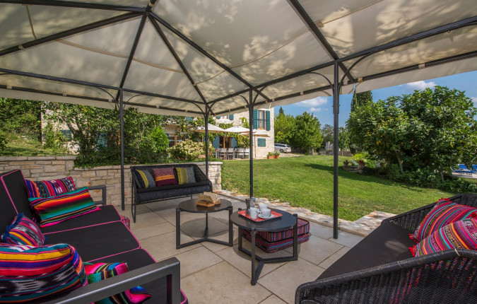 Villa Moncitta Luxury stone villa with large garden, private pool and panoramic views  Karojba